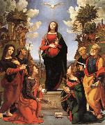 Piero di Cosimo The Immaculate Conception and Six.Saints oil on canvas
